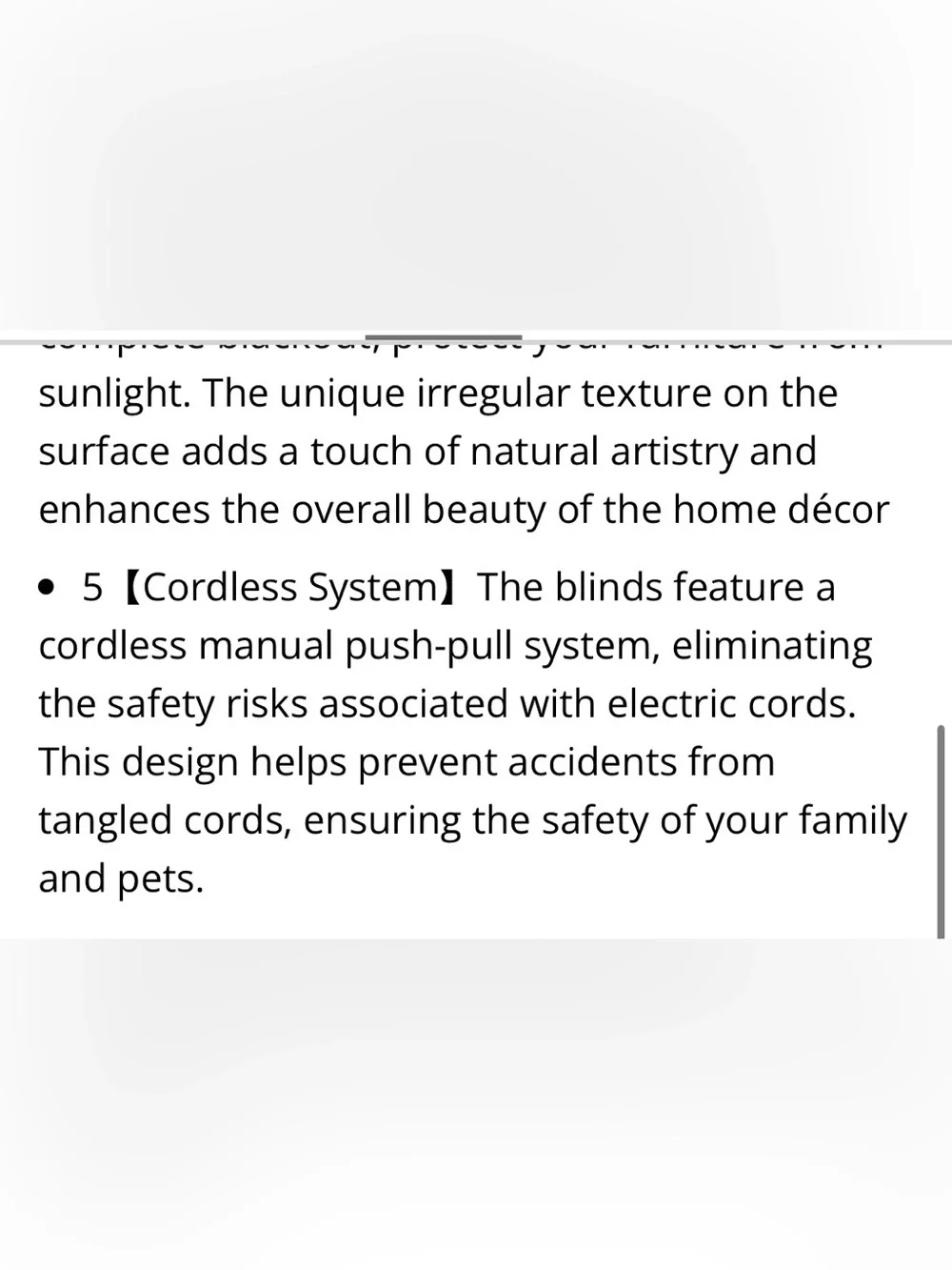 No-Drill Cordless Roman Shades Room Darkening 30”W 48”L - BEIGE